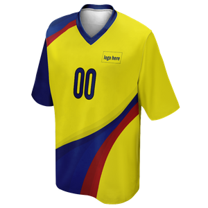 Authentisches benutzerdefiniertes Fußballtrikot der Ecuador-Weltmeisterschaft für Herren mit Bild