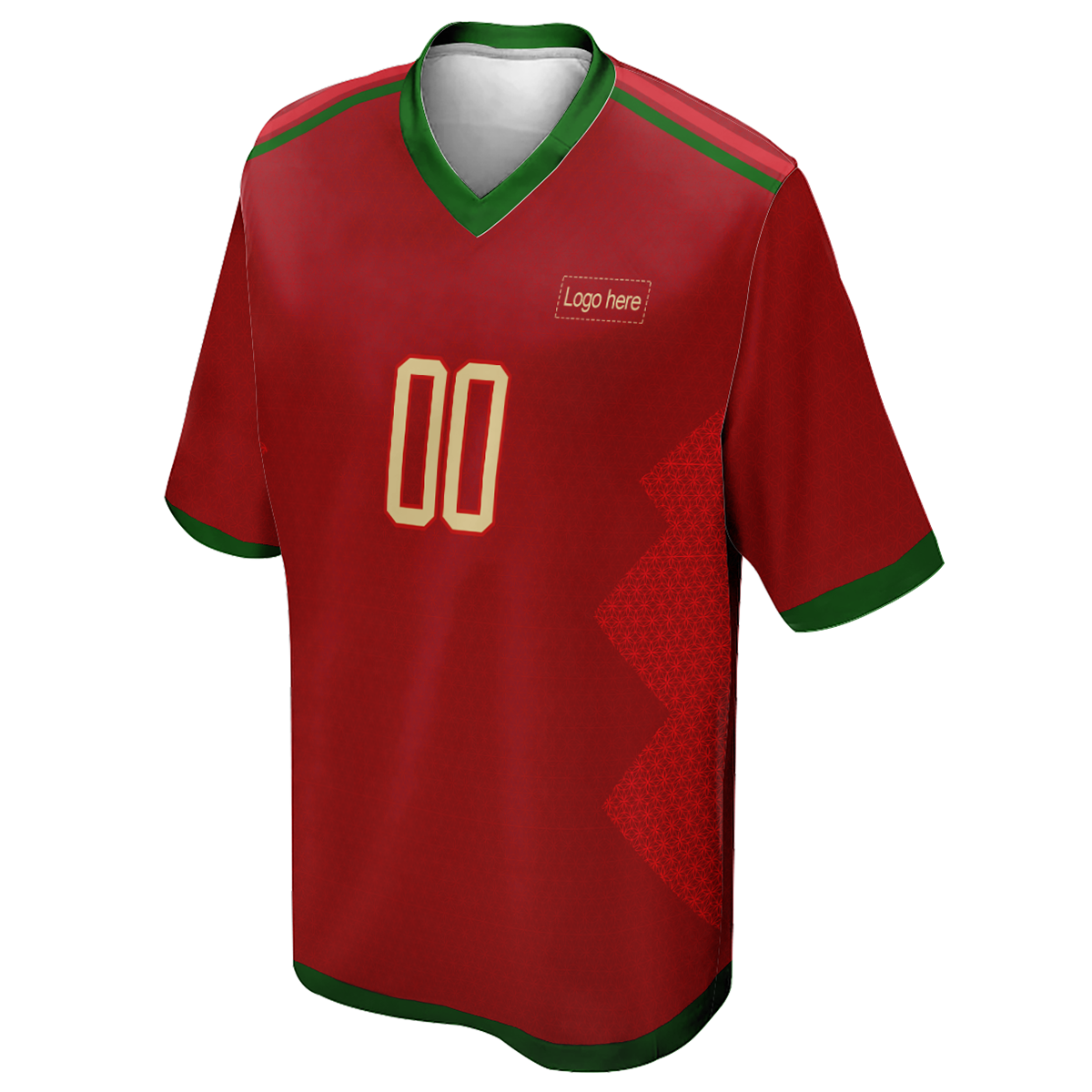 Cooles Portugal-Fußball-Trikot für Herren mit Logo