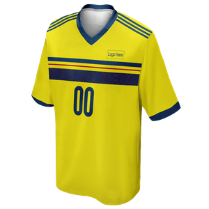 Genähtes Schweden-WM-Fußballtrikot für Herren mit Namen