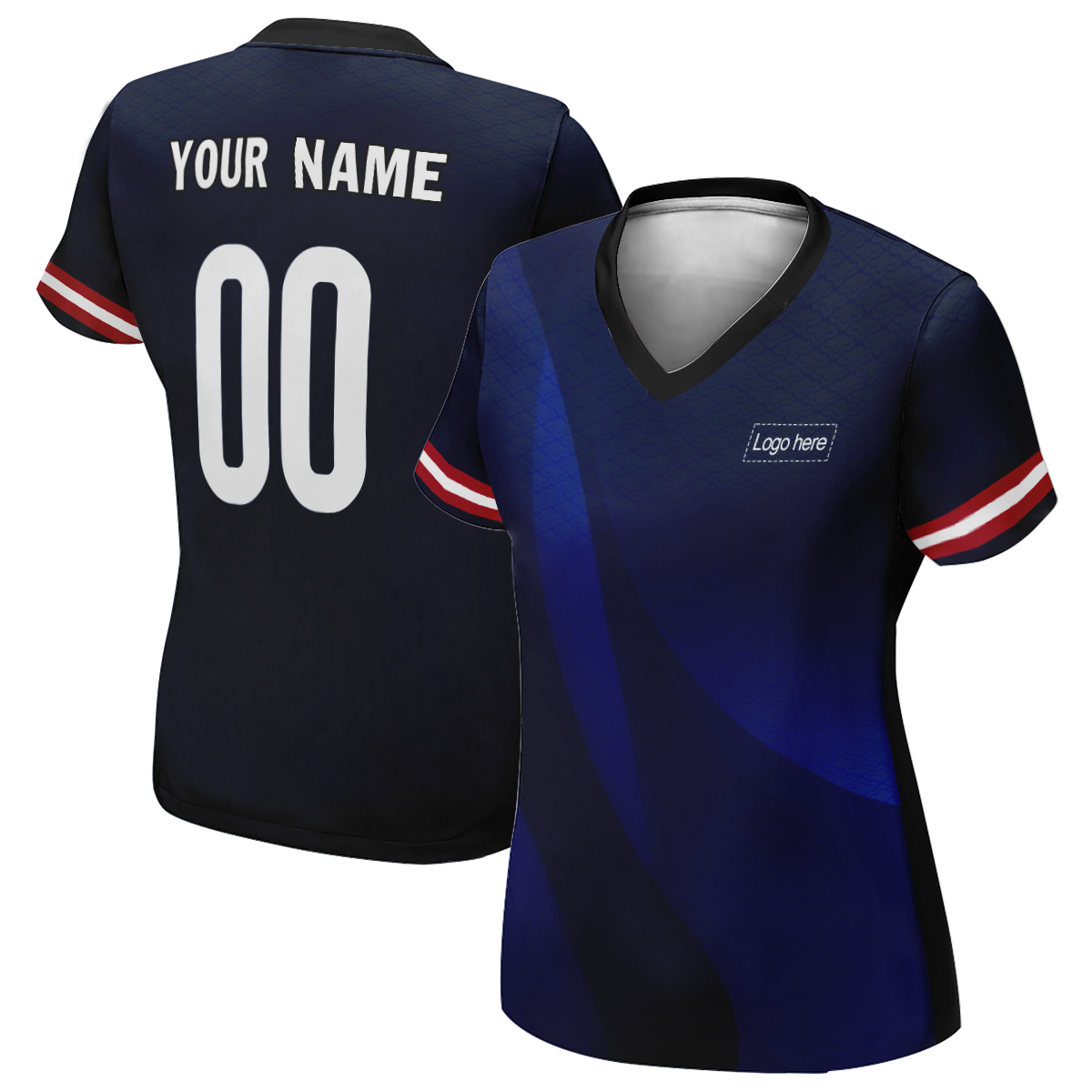 Lax US World Cup Custom Soccer Jersey für Damen mit Namen