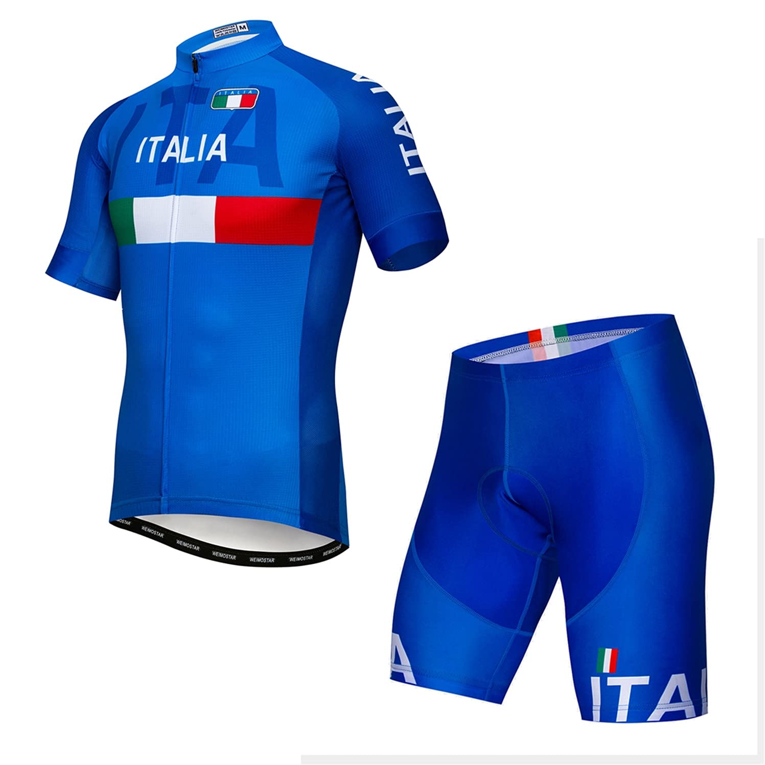 Radtrikot-Shorts-Set, gepolsterter Herren-Bike-Top-Anzug