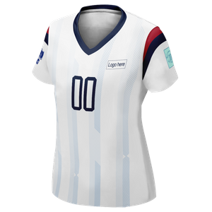 Kundenspezifische Südkorea-Weltmeisterschafts-Fußballtrikots für Frauen mit Logo