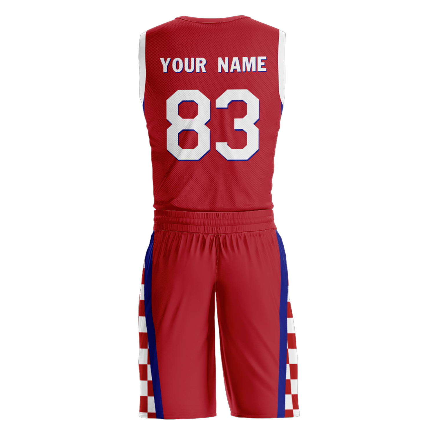 Kundenspezifische Kroatien-Team-Basketballanzüge