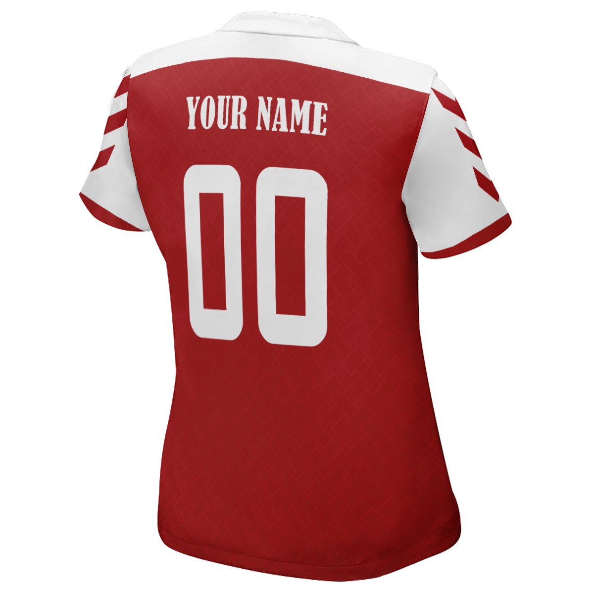 Limited Dänemark World Cup Custom Soccer Jersey für Damen mit Bild